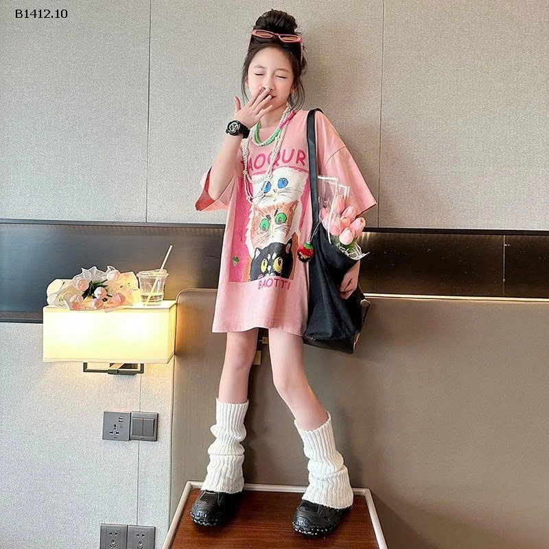 ÁO THUN HỒNG DÁNG DÀI SZ ĐẠI-Giá sỉ sz 120-160: 152K sz 170: 167K