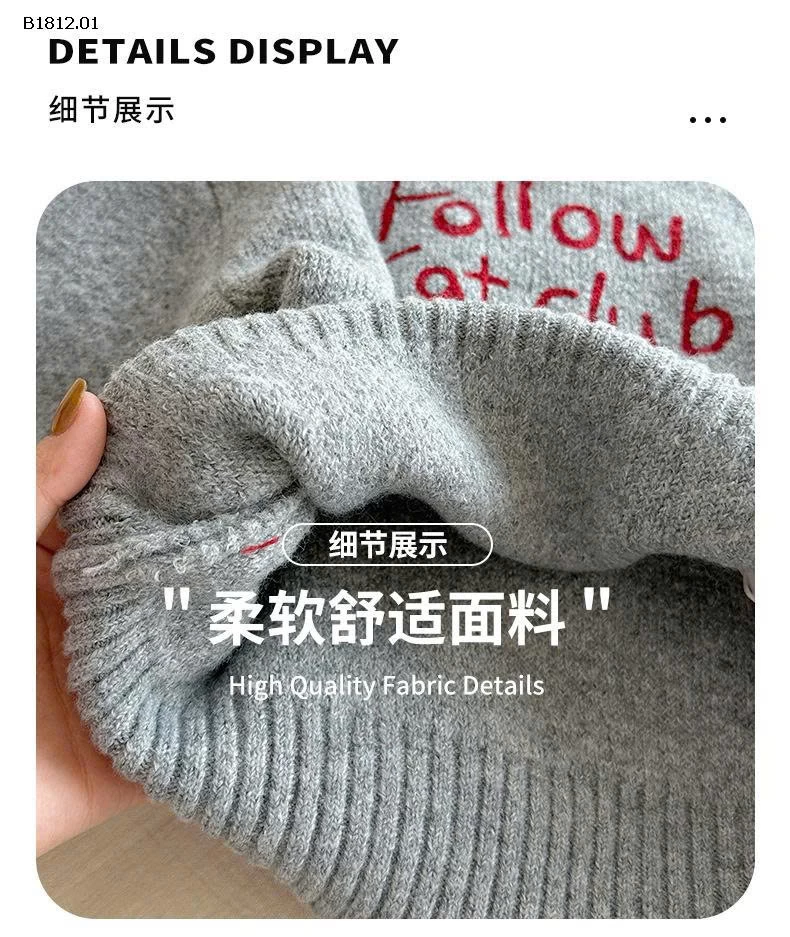 Áo len dệt cho bé yêu - Giá sỉ sz 90-150: 194k sz 160: 204k