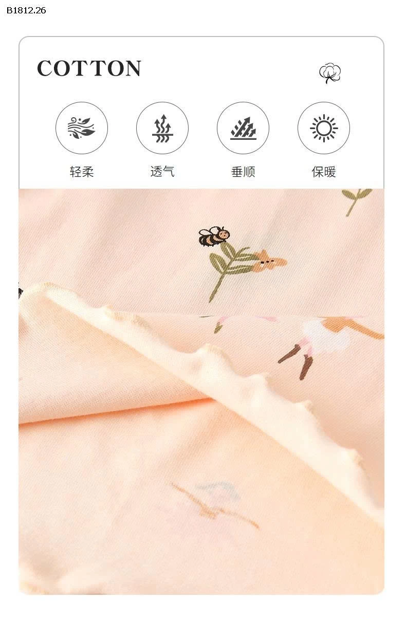 BỘ ĐỒ BÉ GÁI MALWEE THU ĐÔNG -Giá sỉ 125k/1 bộ