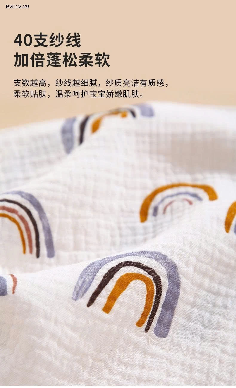 SET 10 KHĂN SỮA NGẪU NHIÊN CHO BÉ - sỉ 95k/set 10c mix màu