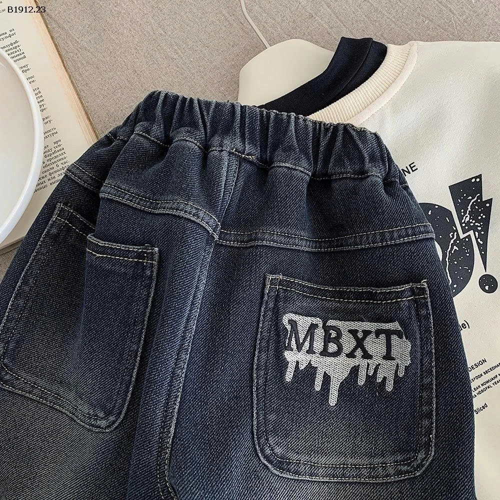 QUẦN JEAN CẠP CHUN ỐNG RỘNG - sỉ 207k