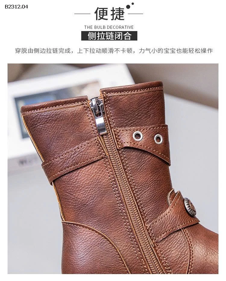 BOOT CHIẾN BINH Bé GÁI LÓT LÔNG-Giá sỉ 215k