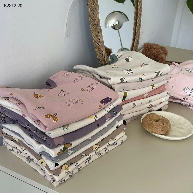 Đồ ngủ bằng len co giãn cho bé trai và bé gái  NHÀ AMBB - Giá sỉ  Sz 80-150 : 140k Sz 160 : 160k