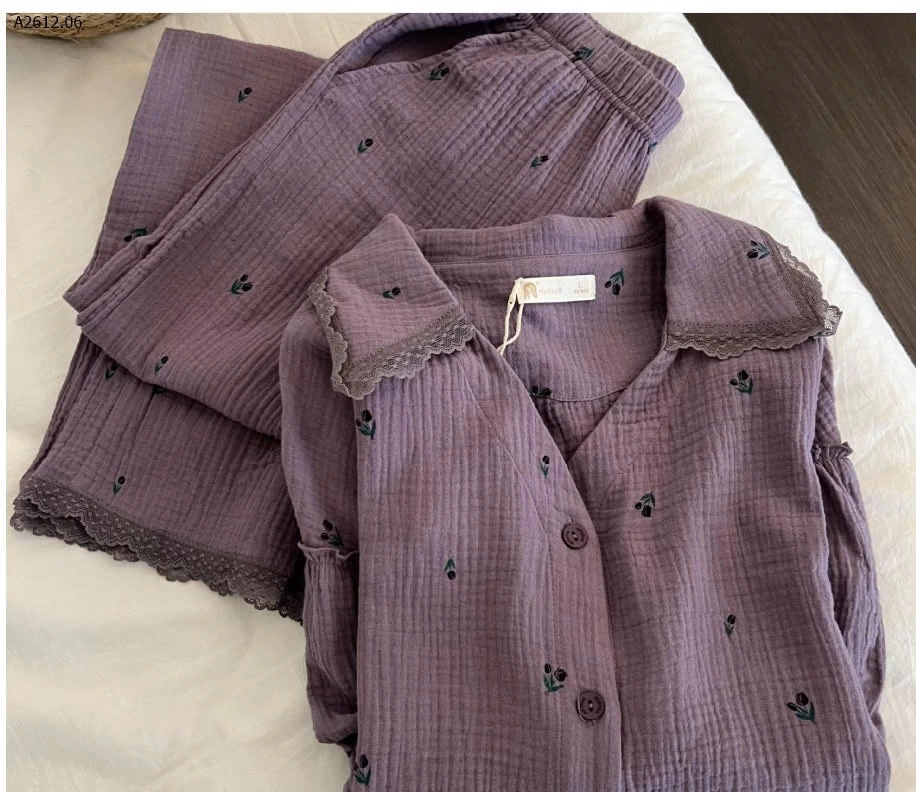 BỘ PIZAMA TÍM - sỉ 129k