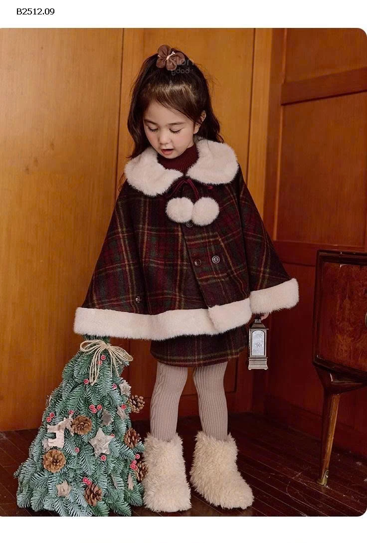 SET DẠ PHỐI LÔNG CỪU BÉ GÁI -Giá sỉ 230k