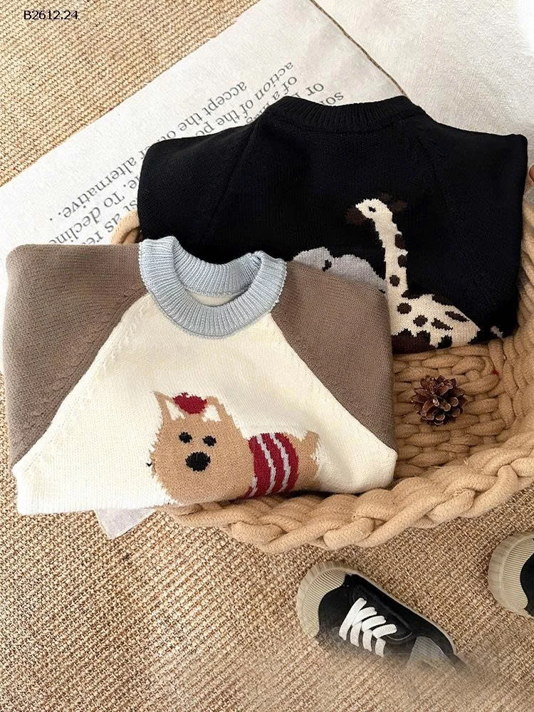 ÁO LEN HÌNH ĐỘNG VẬT CUTE-Giá sỉ 150k