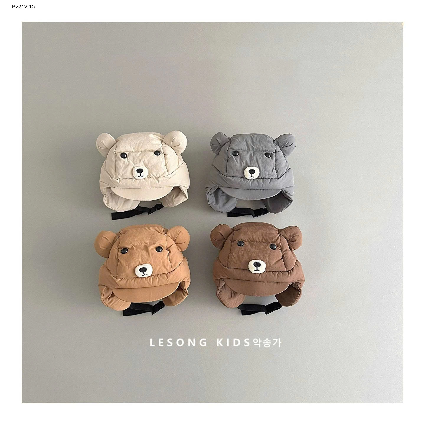 MŨ PHAO GẤU VINTAGE5 - sỉ 125k