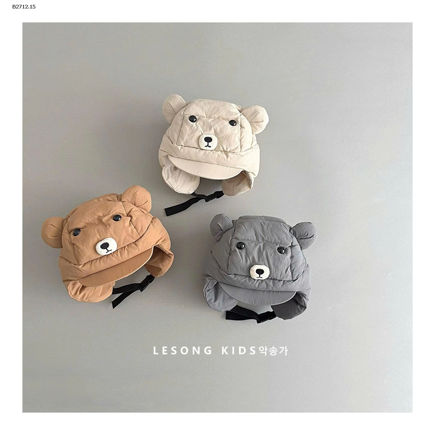 MŨ PHAO GẤU VINTAGE5 - sỉ 125k