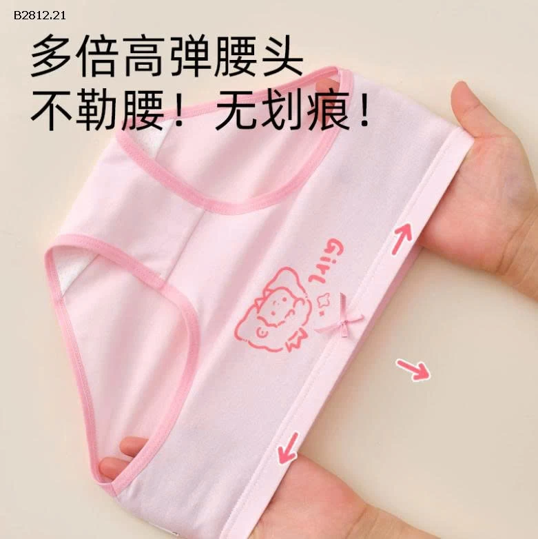 SET 4 QUẦN CHIP TAM GIÁC CHO BÉ GÁI -Giá sỉ 107k