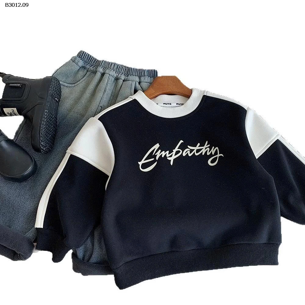 ÁO NỈ LÓT LÓT LÔNG CHO BÉ-Giá sỉ 162k