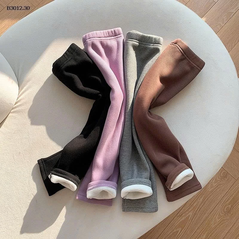 LEGGING TRẺ EM LÓT LÔNG  - sỉ 120k