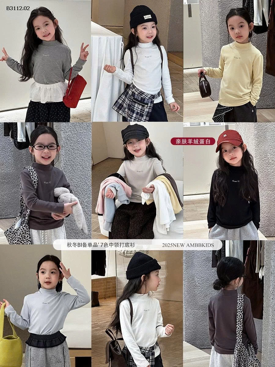 ÁO GIỮ NHIỆT NHÀ AMBB-Giá sỉ  sz 90-150 : 117k sz 160 : 129k sz 170 : 142k