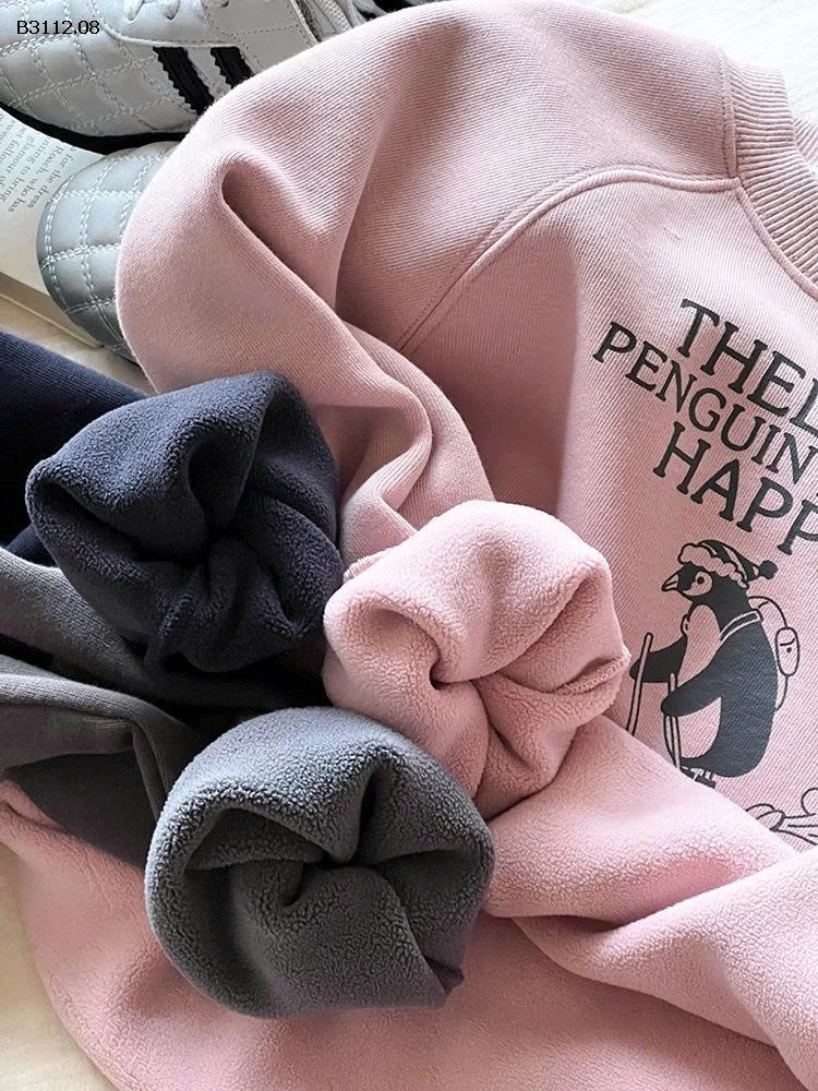 ÁO NỈ CHIM CÁNH CỤT LÓT LÔNG AMBB-Giá sỉ  sz 90-150: 173k Sz 160: 190k Sz 170: 210k