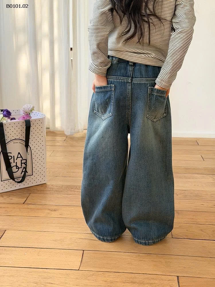 Quần jean lót lông cho bé gái nhà AMBB-Giá sỉ  Sz 90-150 : 280k Sz 160 : 303k sz 170 :  325k