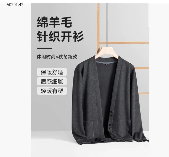 CARDIGAN LEN NAM - sỉ 257k