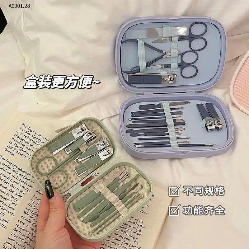 BỘ 14 MÓN BẤM MÓNG TAY - sỉ 50k