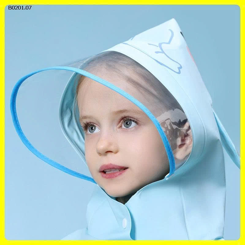 ÁO MƯA CHO BÉ DÁNG CHOÀNG HÌNH THÚ7-Giá sỉ 123k