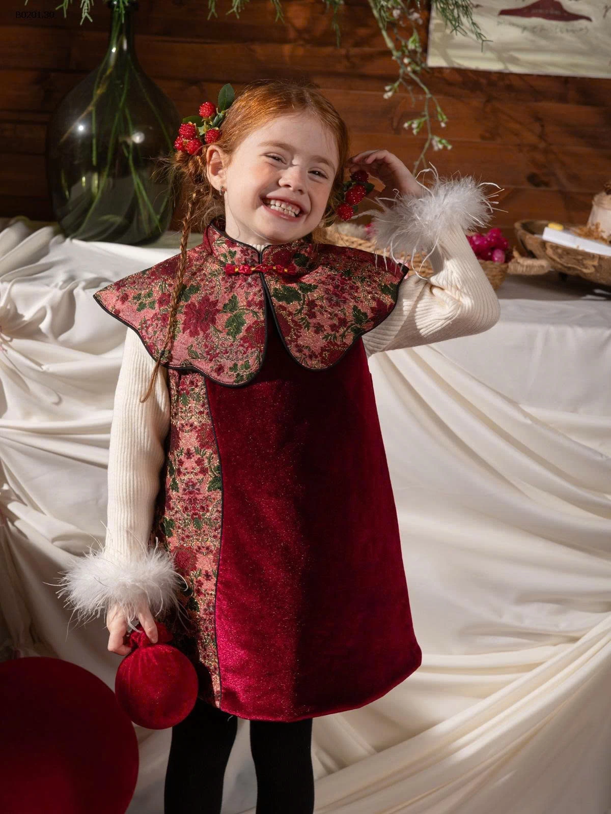 VÁY ĐỎ PHONG CÁCH TRUNG HOA DIỆN TẾT BG - sỉ 283k