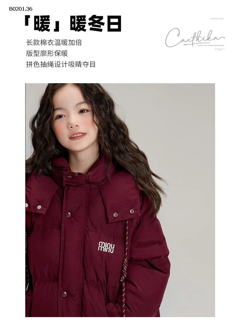 áo phao dáng dài siêu siêu đẹp- sỉ 370k