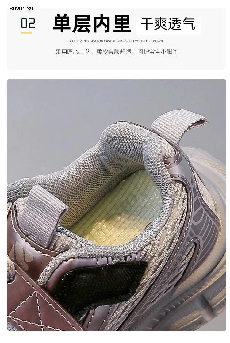 GIÀY THỂ THAO DÂY CHỮ CHO BÉ - Giá sỉ sz 26-31: 214k sz 32-37: 223k 