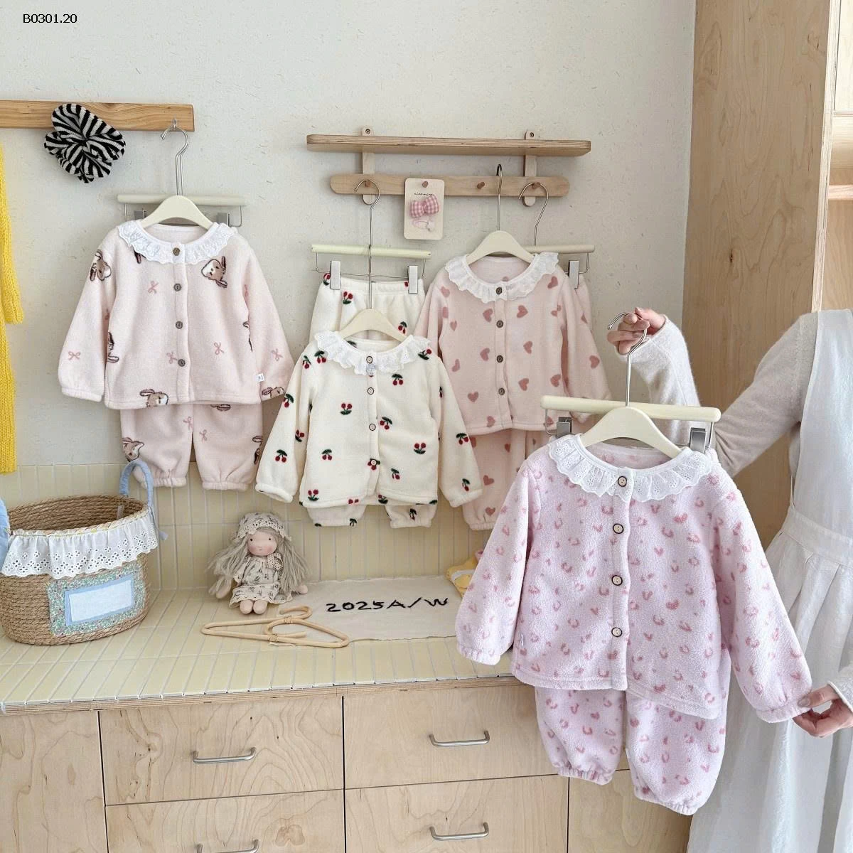 BỘ PIJAMA CHO BÉ-Giá sỉ 129k