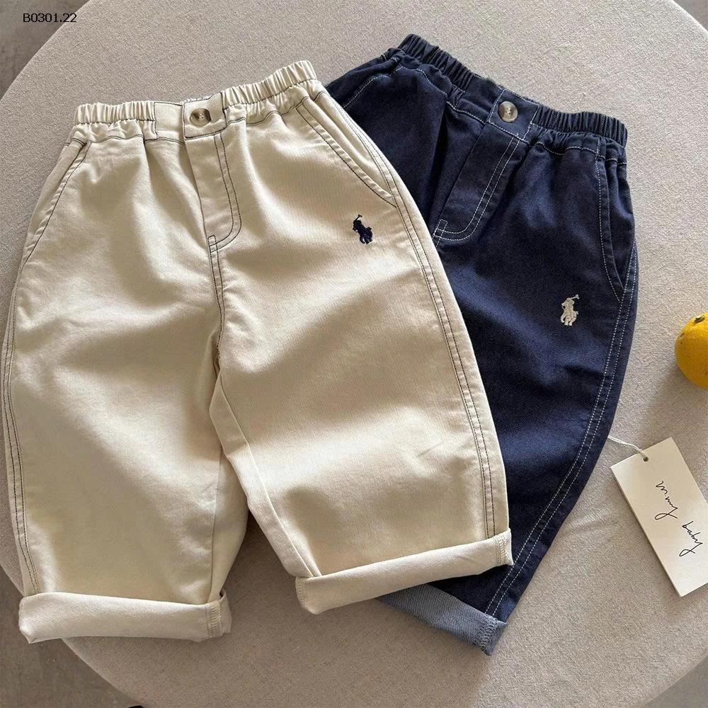 QUẦN JEAN THÊU NGỰA CHO BÉ-Giá sỉ 148k