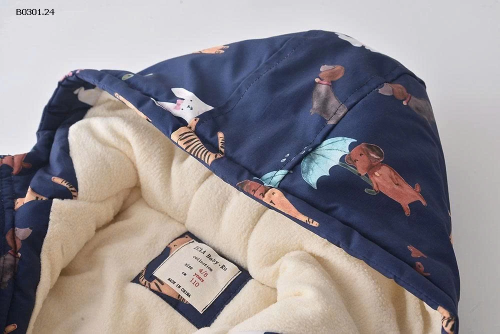 ÁO PARKA BÉ GÁI -Giá sỉ 320k