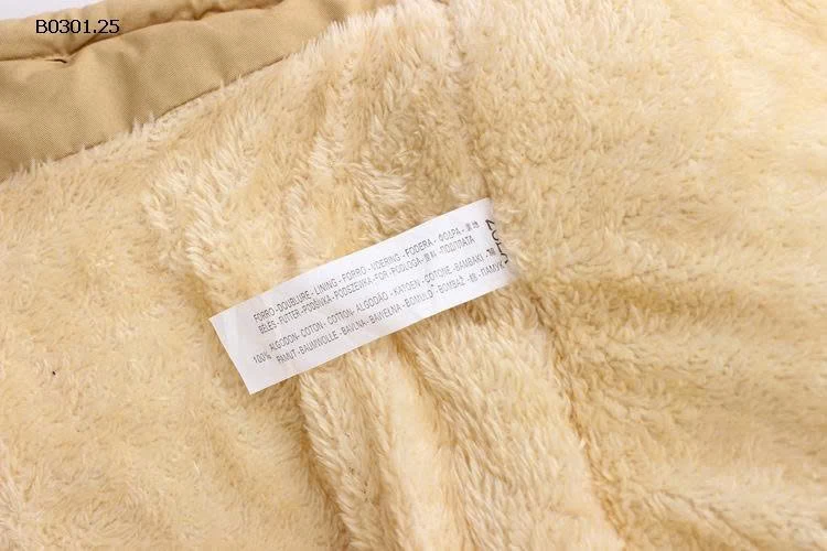 Áo khoác có mũ trùm đầu dày dặn, ấm áp lót lông cừu dành cho bé-Giá sỉ 292k