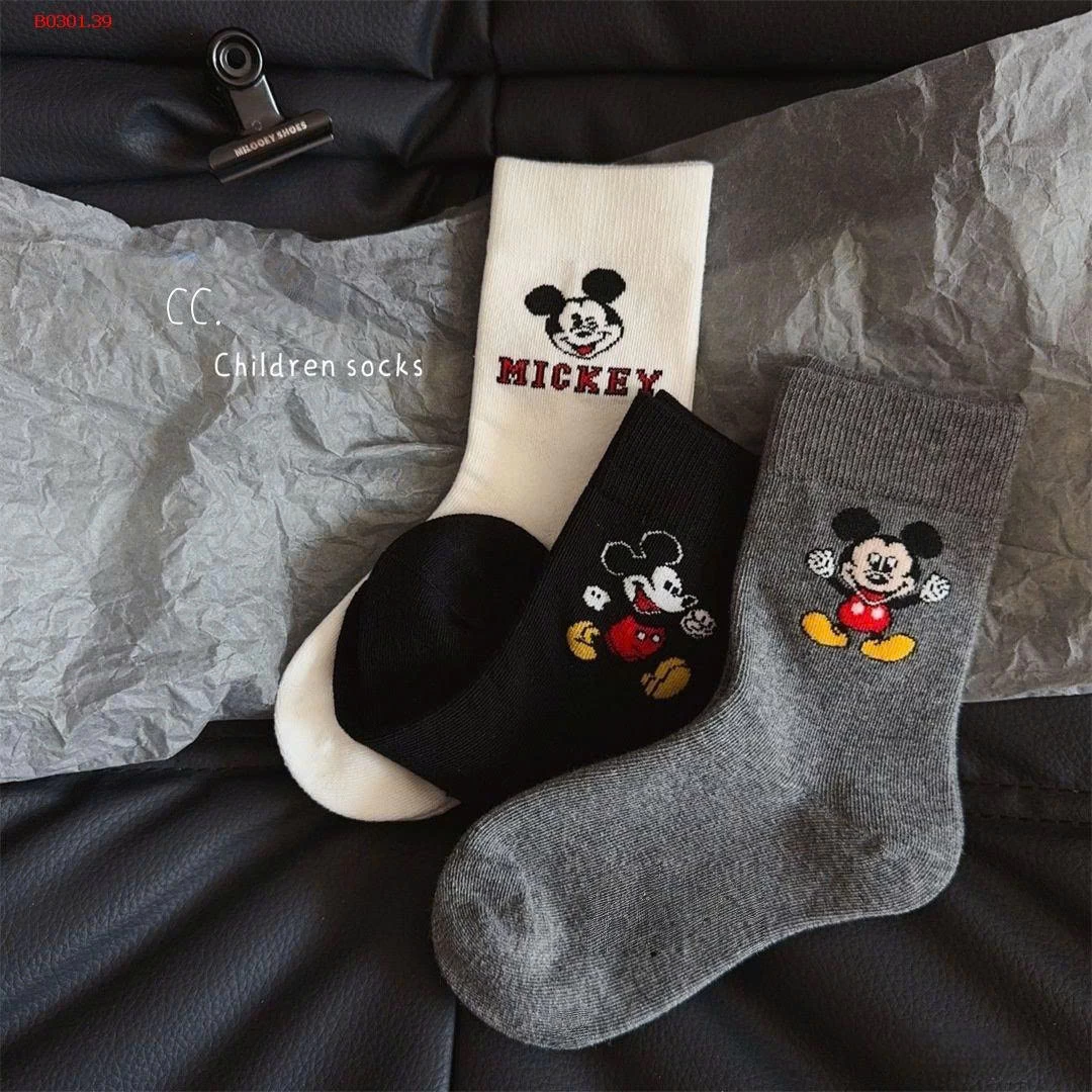 SET 6Đ TẤT MICKEY  - sỉ 70k/set 6 đôi mix