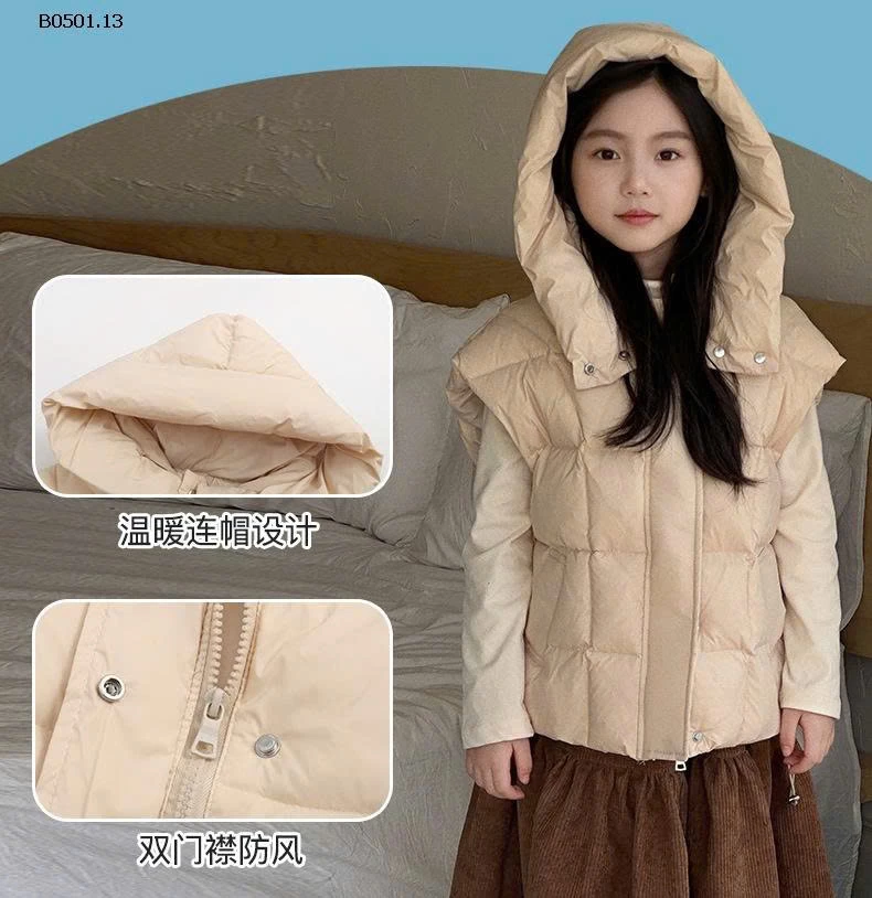 Áo phao gile PP Elephant dày dặn, giữ ấm-Giá sỉ 235k