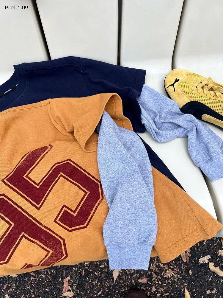 ÁO THUN DÀI TAY  AMBB CHO BT-Giá sỉ  sz 90-150 : 175k sz 160 : 188k sz 170 : 203