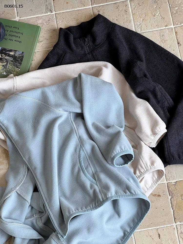 ÁO NỈ NHUNG KÉO KHOÁ AMBB CHO BÉ -Giá sỉ 230k