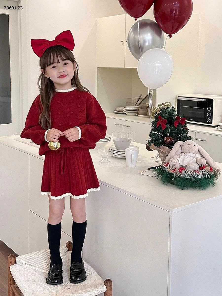 Set len đỏ diện Noel BG -sỉ Sz 90-150 : 325k                      160 : 350k