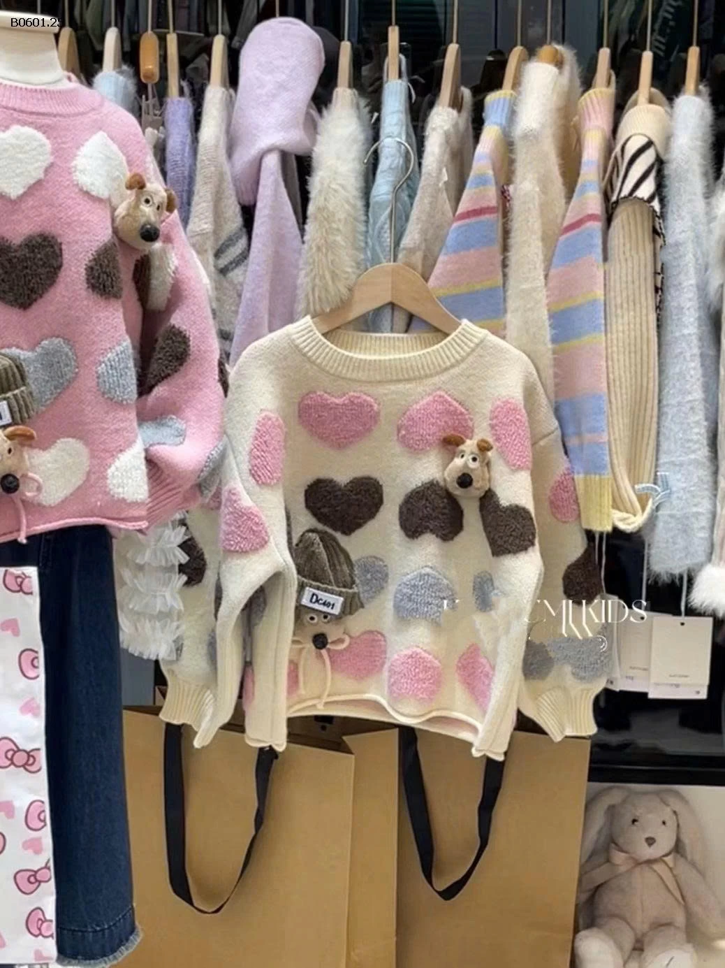 ÁO LEN TRÁI TYM CÚN BG-sỉ 215k