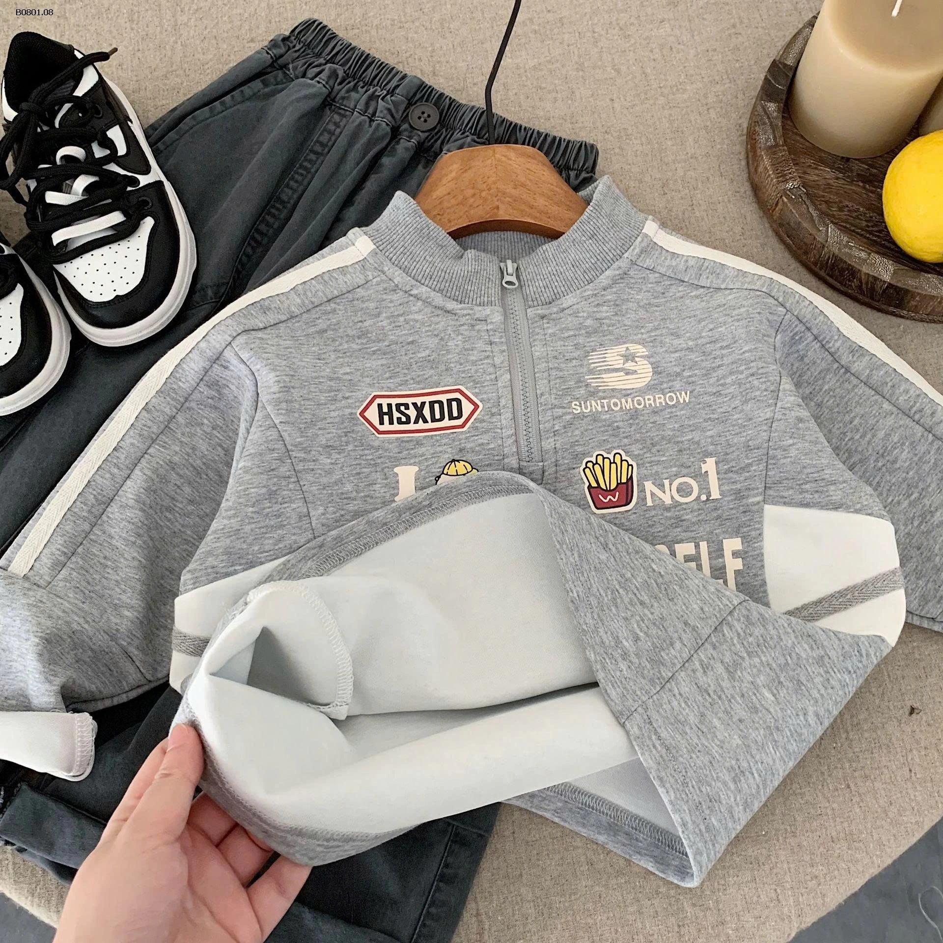 ÁO NỈ HÌNH IN CÁ TÍNH BT-Giá sỉ 175k