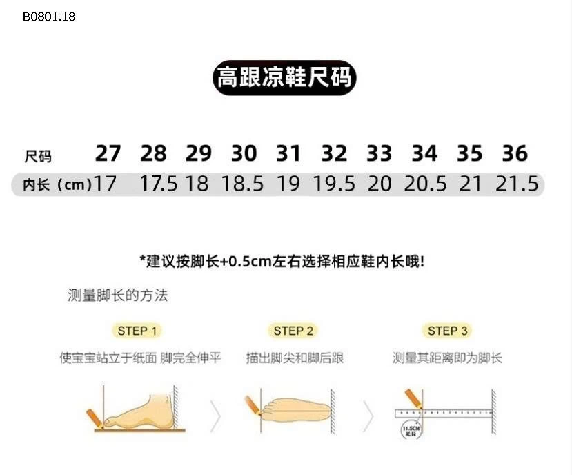 GIÀY CAO GÓT HỞ GÓT BG-Giá sỉ 278k
