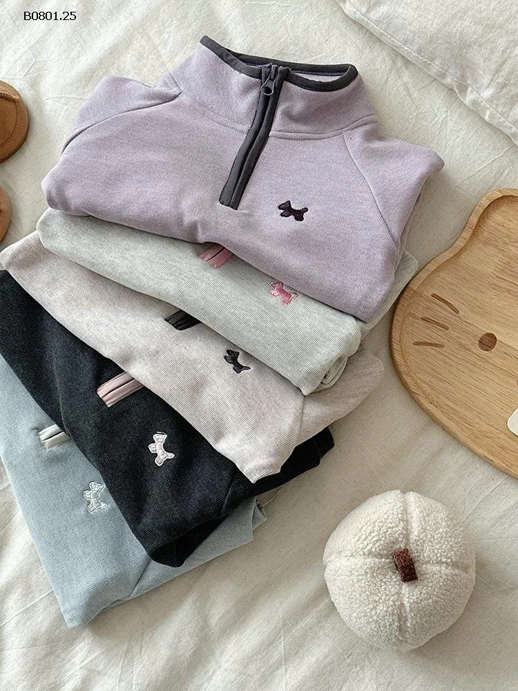 ÁO DÀI TAY CỔ KÉO KHÓA-Giá sỉ 162k