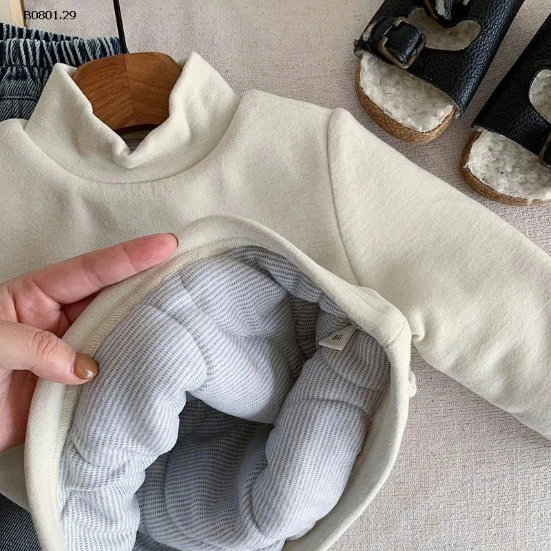 Áo lót giữ nhiệt ba lớp dày dặn bằng lụa cotton cho trẻ em- sỉ giá 184k