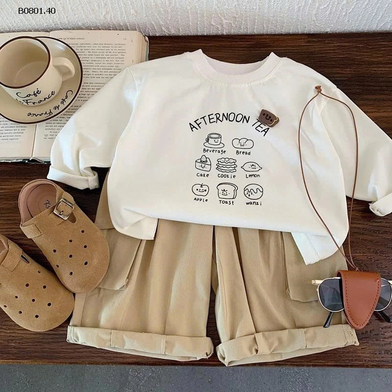 Áo thun dài tay Bora cho bé trai kiểu Hàn Quốc cho bé - sỉ giá 152k