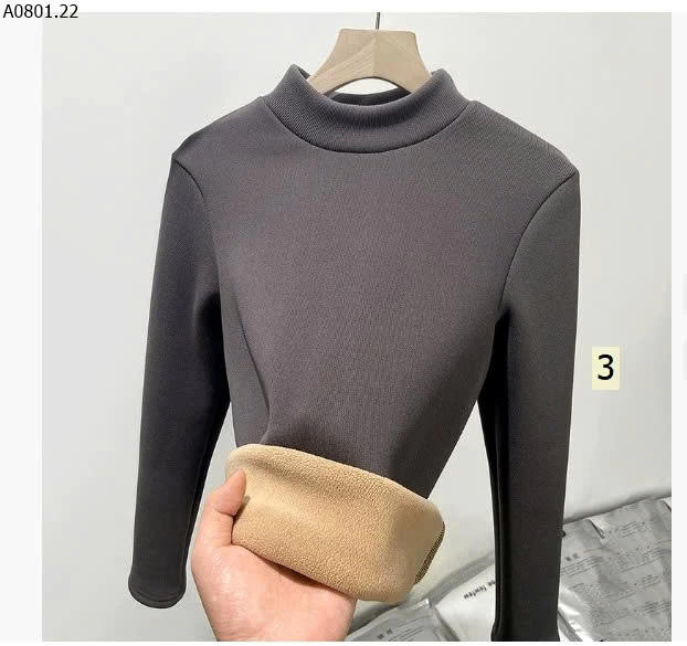 ÁO GIỮ NHIỆT LÓT LÔNG CỪU SIÊU ẤM, - sỉ 130k