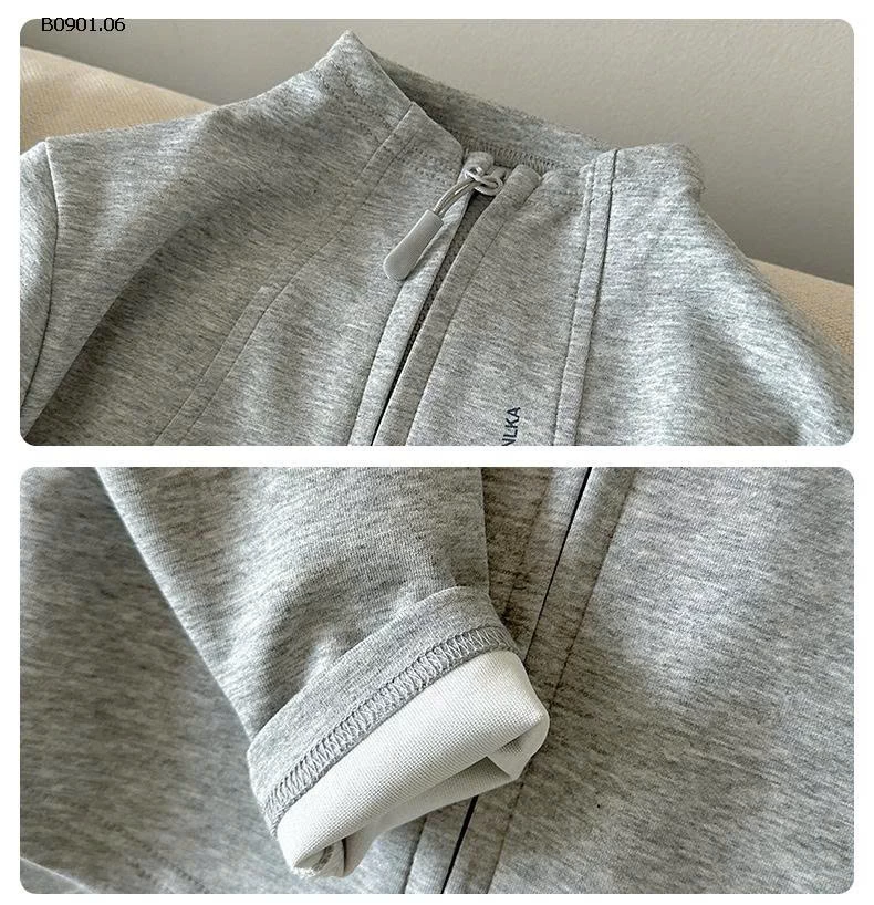 BỘ NỈ TRƠN BÉ GÁI HSMMC-Giá sỉ 225k