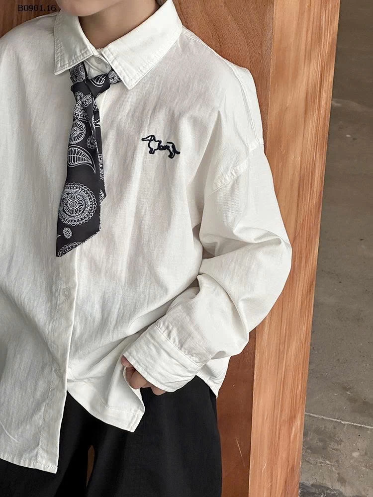 ÁO SƠ MI CHÓ MIX QUẦN THÔ AMBB CHO BÉ -sỉ Sz 90-150 : 165k                Sz 160 : 188k                Sz 170 : 206k