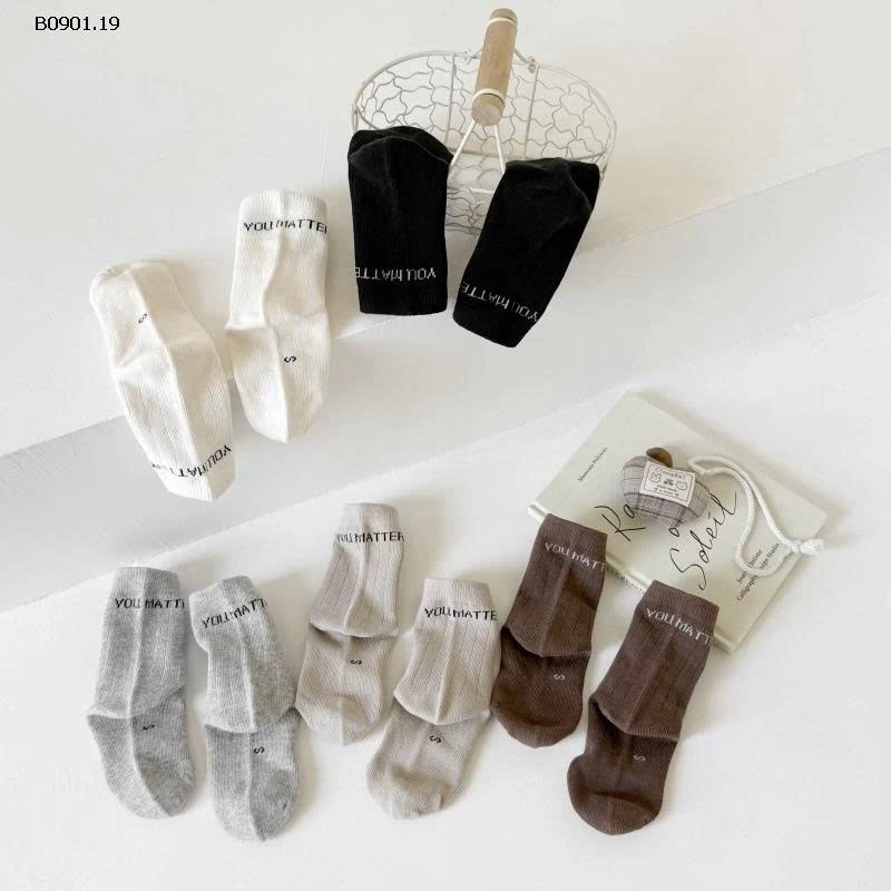 SET 5 ĐÔI TẤT AMBB CHO BÉ YÊU  -sỉ 106k