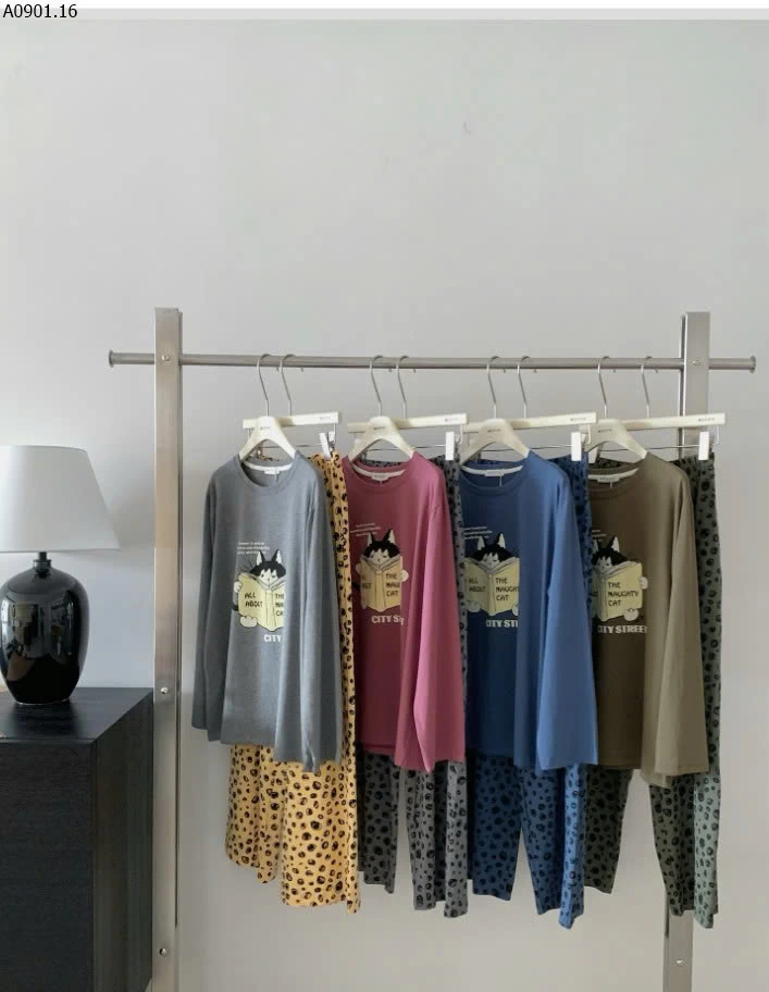 BỘ NGỦ HỌA TIẾT CUTE CHO NỮ -sỉ 225k