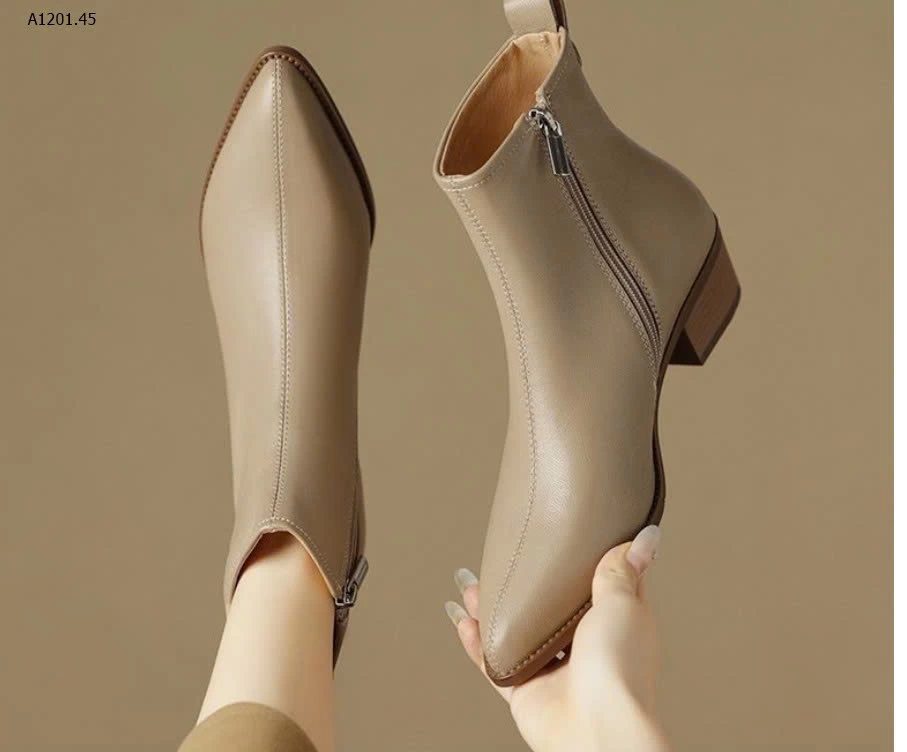  BOOT CỔ THẤP MŨI NHỌN- sỉ 195k
