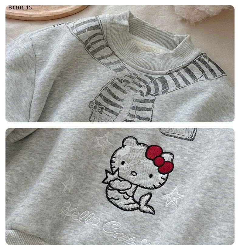 Áo nỉ dày dặn lót lông cừu kiểu dáng mới mùa đông 2025 - giá sỉ 188k