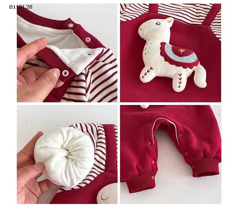 Bộ đồ Tết Nguyên Đán cho bé gái Baby Pony, Áo liền quần - giá sỉ 259k