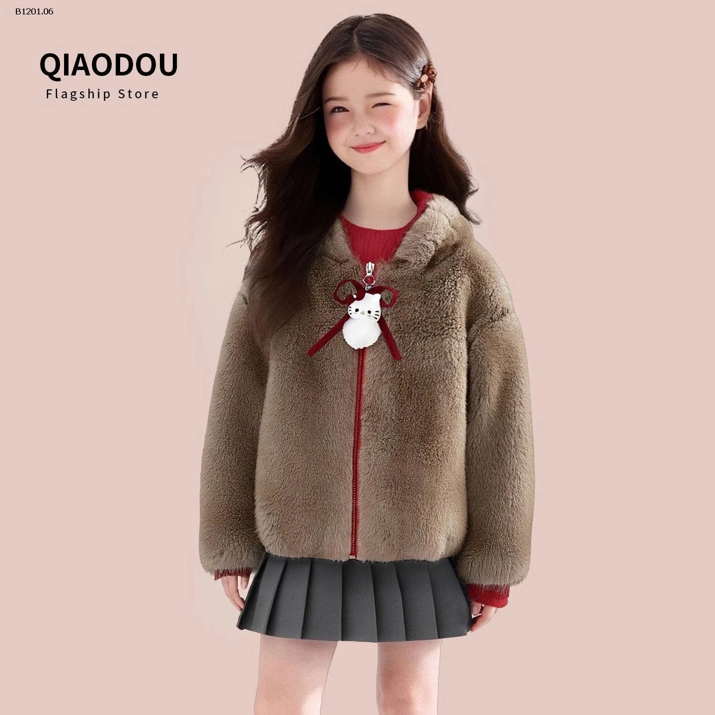 ÁO KHOÁC BÉ GÁI 2 MẶT- sỉ 323k