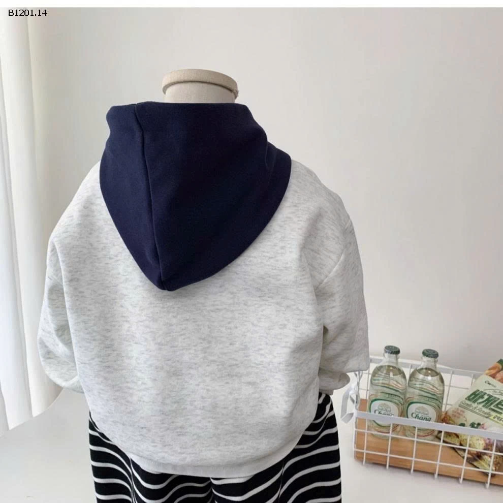 HOODIE TÚI TRƯỚC PHỐI MÀU MŨ- sỉ 140k