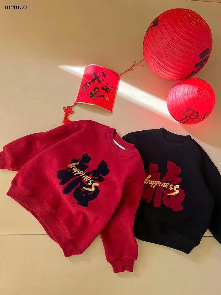 Áo nỉ dày dặn lót lông nhà AMBB  đón năm mới 2026 mùa đông cho trẻ em- sỉ giá  sz 90-150: 182k sz 160 : 198k sz 170 : 215k